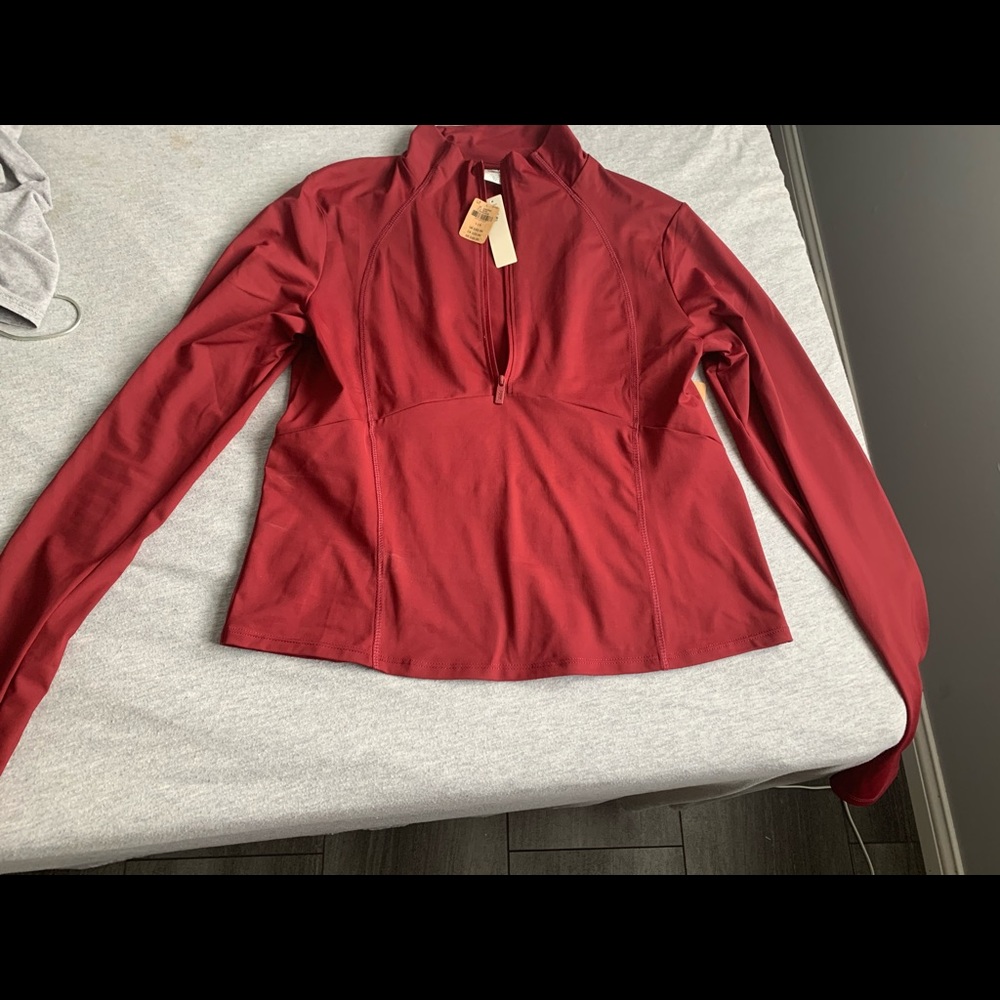 Pink sports top